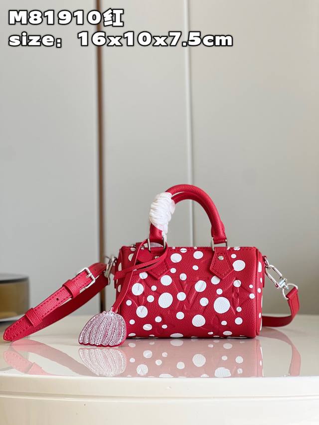 Top Original Single Home Shot M81910 Red Polka Dot Master Yayoi Kusama Joint Ser