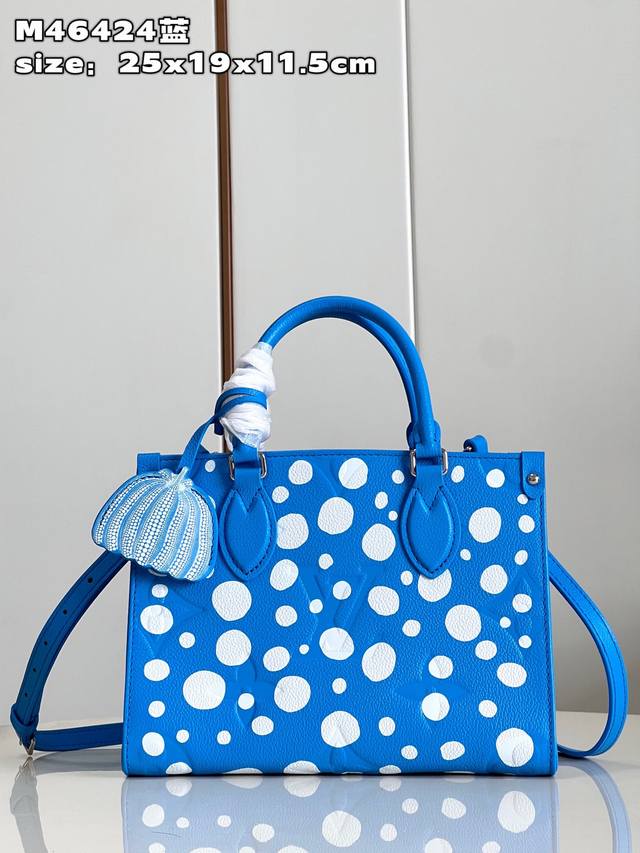 Top Original Single Home Real Shot M46424 Blue Japanese Artist Yayoi Kusama Has