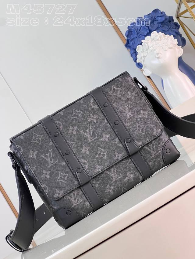 Top Original Single Home Shot M45727 Black Flower New Version Small Rectangular