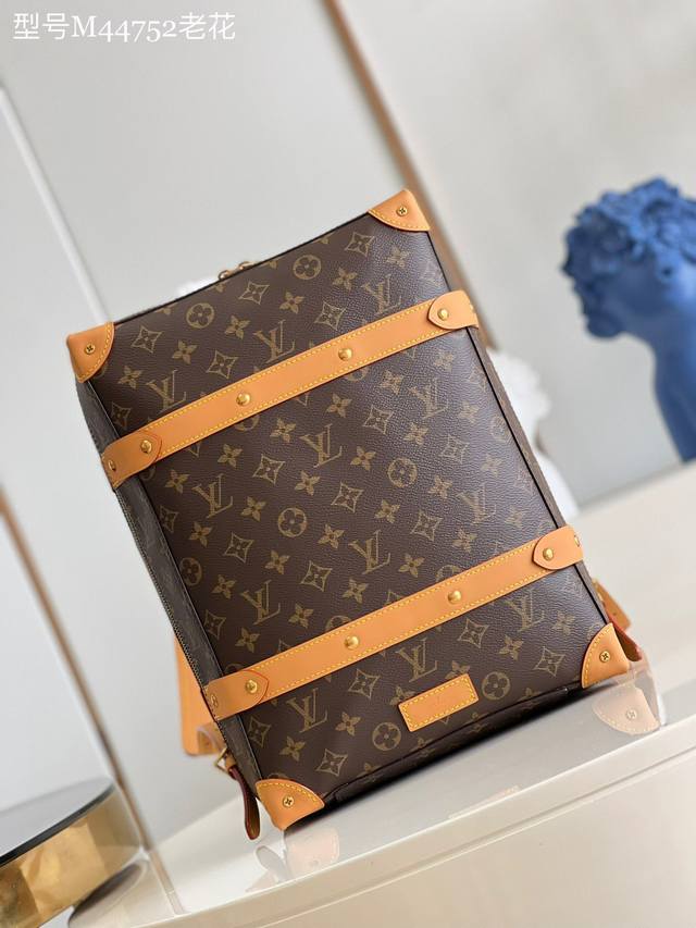 Top Original Single Home Real Shot M44752 Old Flower Retro Box Bag Classic Elega