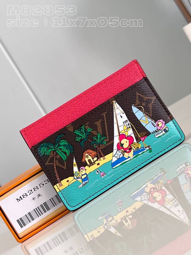 Top Original Home Shot M82853 This Monogram Canvas Card Holder Features The Live