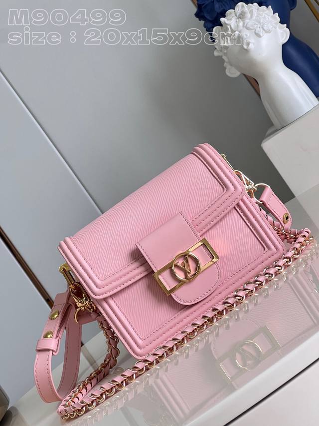 Top Original Home Shot M90499 Pink M23558 This Dauphine Mini Handbag Presents A