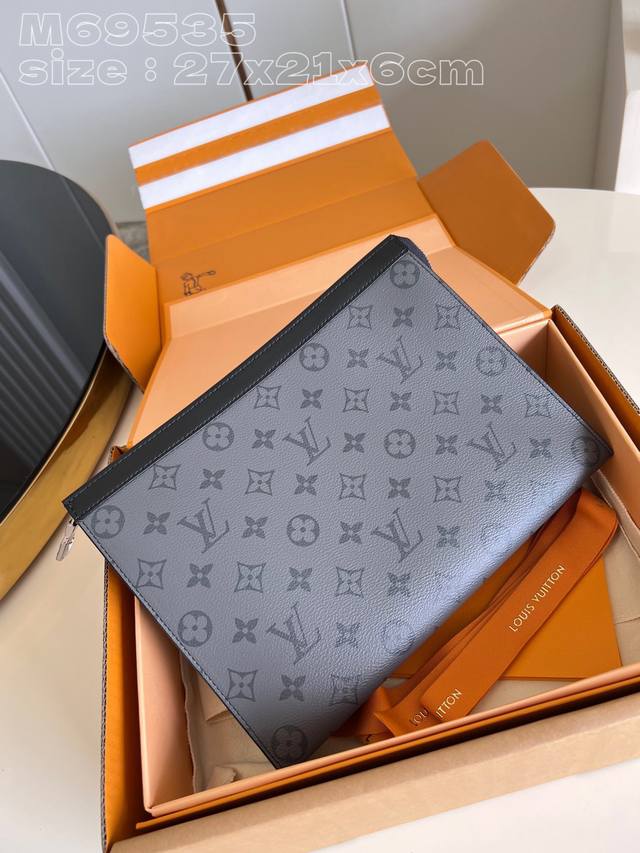 Top Original Home Real Shot M69535 Upgraded Boutique Packaging Version Pochette