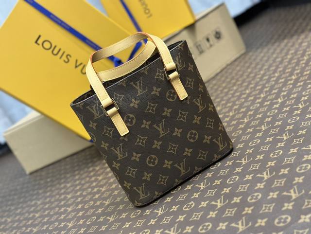 Top Original M51172 Vivian Basket Is Made Of Monogram Canvas On The Outside, Fab