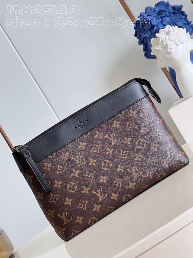 Top Original Home Real Shot M82543 Monogram Pochette Voyage Souple Clutch Made O