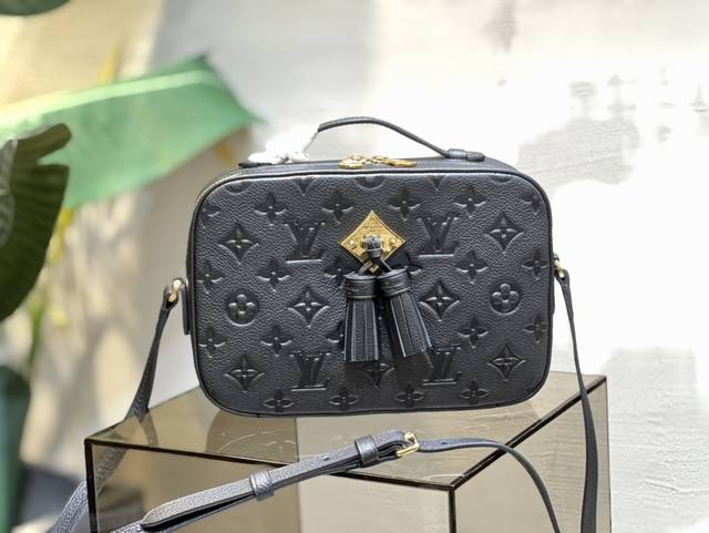 Top Original M44597 Embossed 43557 Saintonge Bag With Monogram Empreinte Embosse