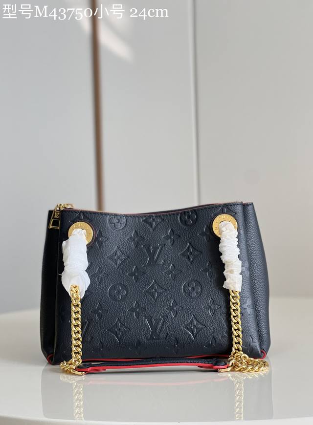 Top Original Home Real Shot M43750 Navy Blue Surene Bb Handbag Is Made Of Soft M