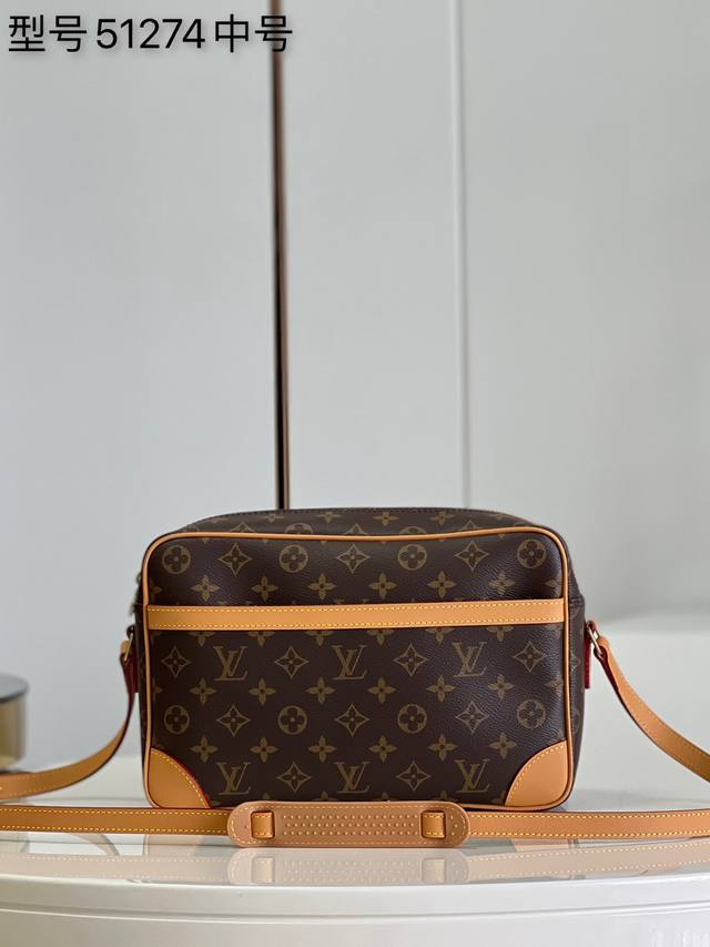 Top Original Replica M51272 Large Vintage Second-Hand Camera Bag, Crossbody Bag,