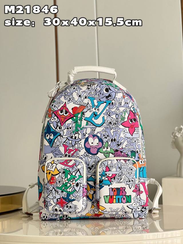 Top Original Single Home Shot M21846 Multipocket Backpack Depicts Animal Pattern