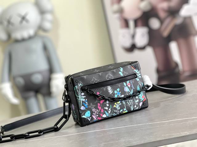 Top Original M69072 Silk Printed Grass Mini Soft Trunk Handbag The Iconic Monogr