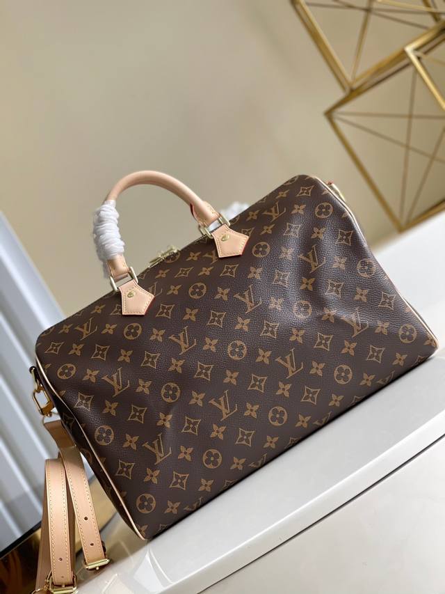 Top Original M41111 Speedy 35 Handbag Made Of Damier Eb Ne Canvas, The Speedy 35