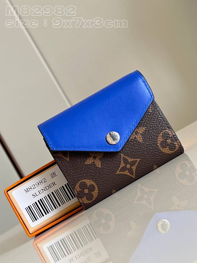 Top Original Home Shot M82982 Blue M82983 This Zo Wallet Is Made Of Monogarm Can