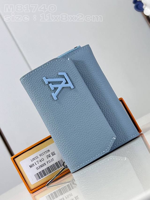 Top Original Home Shot M81740 Grey Slender Pilot Wallet Joins The Lv Aerogram Se