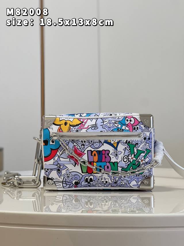 Top Original Home Shot M82008 M44480 This Mini Soft Trunk Handbag Depicts Animal