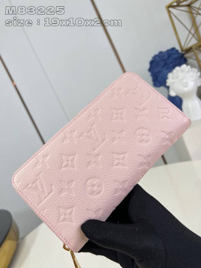 Top Original Single Home Real Shot M83225 Pink Zippy Wallet Louis Vuitton's Clas