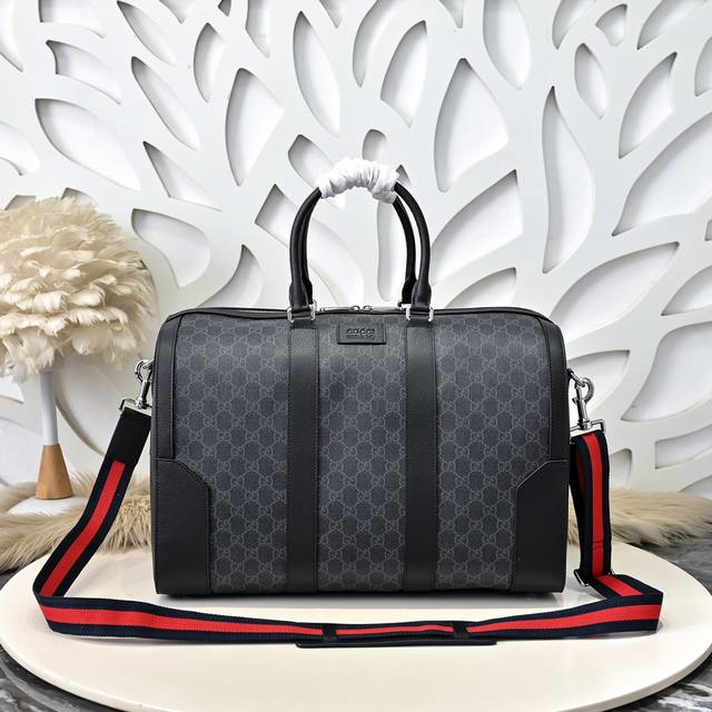 Gucci-Gucci's Latest Men's Travel Bag Handbag Is Made Of Imported Calfskin Leath