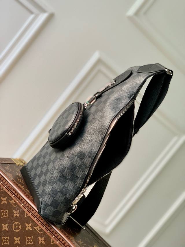 Louis Vuitton Exclusive M2 This Black Floral Duo Shoulder Bag Is Shaped With Sof