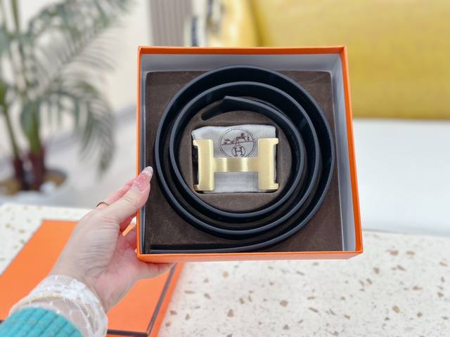 Heres. Hermes Original Counter New Buckle With Double-Sided Imported Leather Bel