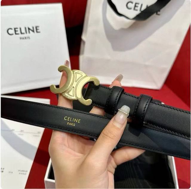 Black And Gold Series Is The King Of Belts Celine Ss20 New Arc De Triomphe Logo
