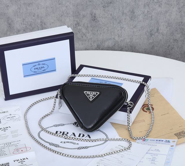 Return Goods With Box, Popular Prada Triangle Bag, New Mini Triangle Bag From P,