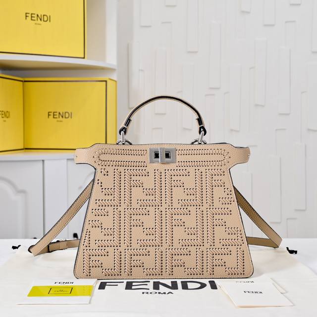 Model 3372 The Iconic Peekaboo Iseeu Ideal Compact Handbag, Hand-Stitched With 3