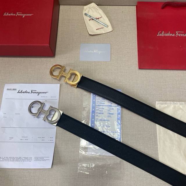 Brand: Ferragamo Grade: Imported First-Layer Cowhide Counter Sale Classic Hot-Se