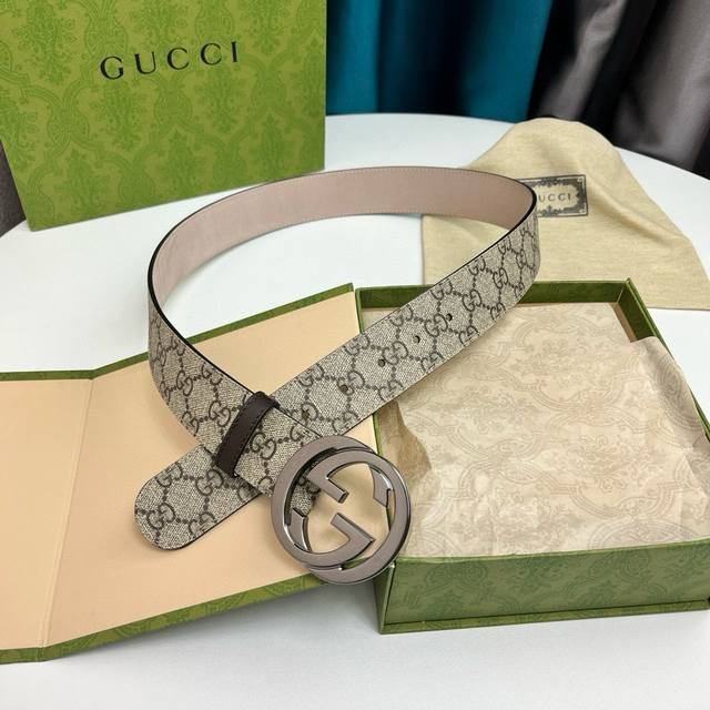 Gucci Gucci Original High-End Quality, Belt Width 40Mm, Business Casual Boutique