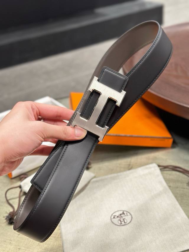 H 5382 Belt Buckle And Reversible Belt 38Mm