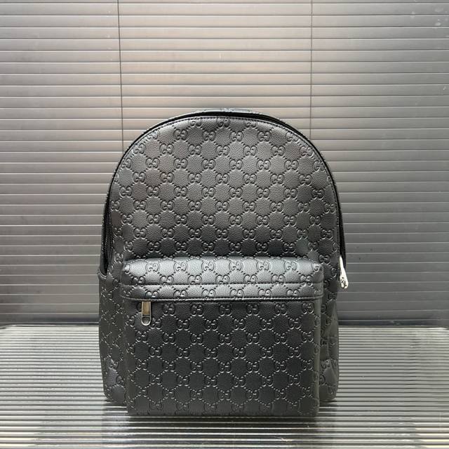 Gucci Gucci Gg Embossed Backpack Unisex Backpack Classic Replica Design Real Sho