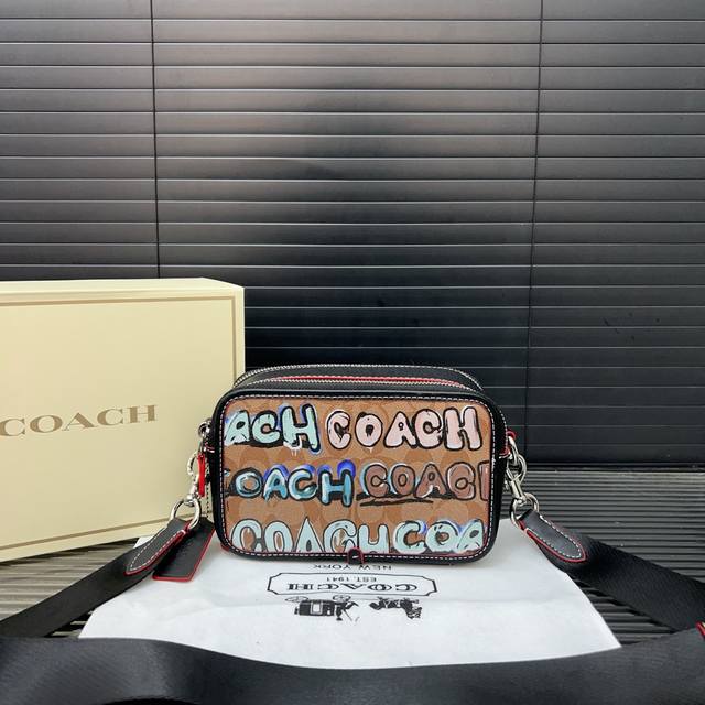 Coach Coach X Mint X Serf Crossbody 20 Wyatt Graffiti Men's Crossbody Shoulder B