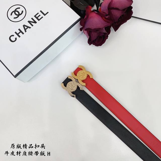 Original Quality Punching Brand: Chanel C Home Women's Color: Black And Red Doub