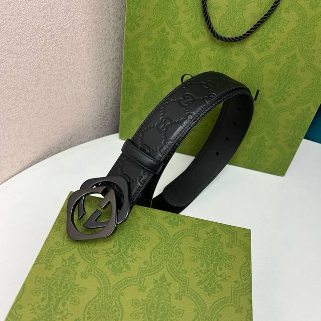 Gucci Classic Full Leather Embossing, Counter New Version, Original Imported Sou