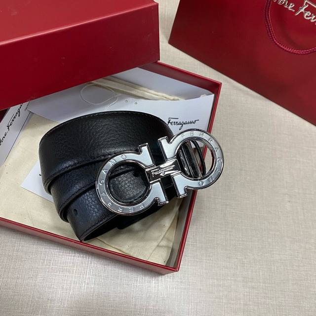 Quality Choice For Boyfriend And Father Ferragamo Classic Belt, Width 3.5Cm, Fas