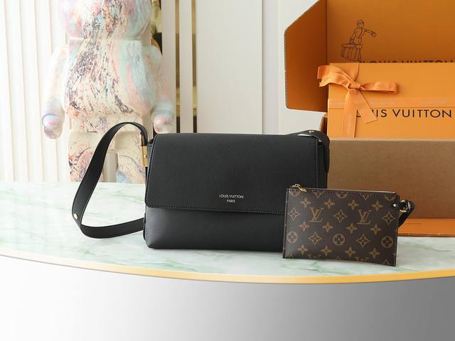 Top Original Home Real Shot M13148 Black M13151 Brown Full Leather Shoulder Bag