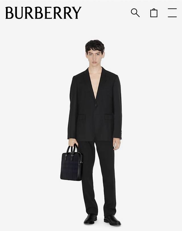 Original High Quality Burberry Rolled Leather Top Handle Removable And Adjustabl