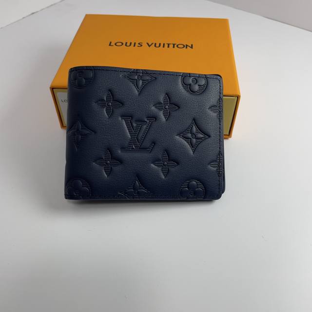 Factory P Price Top Original M14787 Blue Short Clip Multiple Wallet This Louis V
