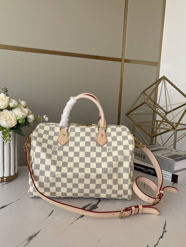 Top Original Home Shot M41112 Speedy30 1930 Made Of Iconic Damier Eb Ne Canvas I