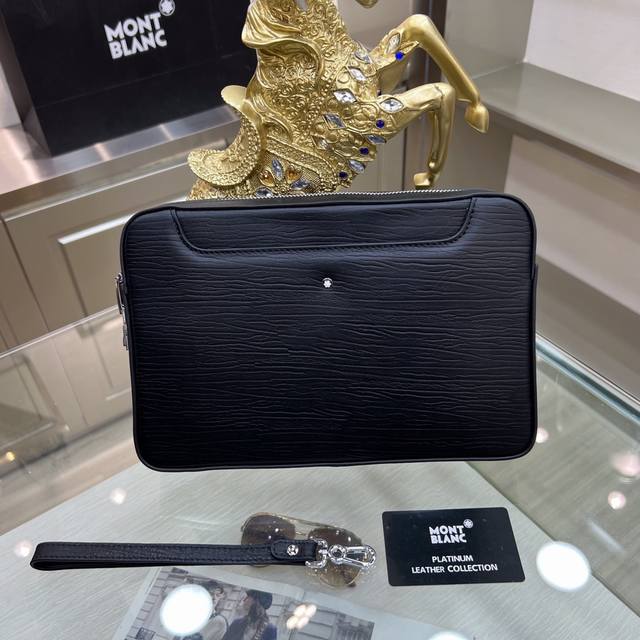 Montblanc International Montblanc's New Men's Clutch Is Made Of Imported Top-Gra