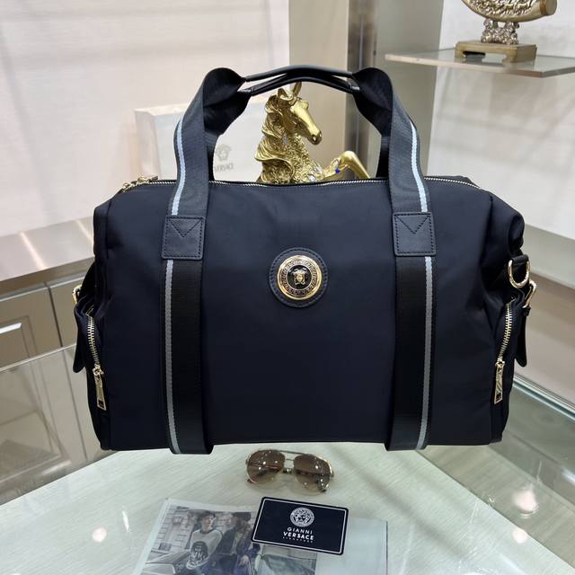 Versace Versace Latest Men's Travel Bag Shoulder Bag Original Quality Made Of To