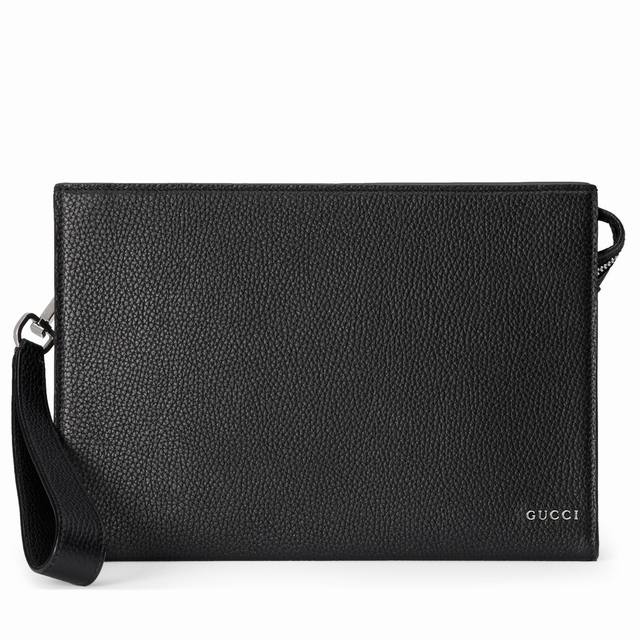 Top-Of-The-Line Gucci Logo Clutch. Men's Collection Of Everyday Accessories Upda