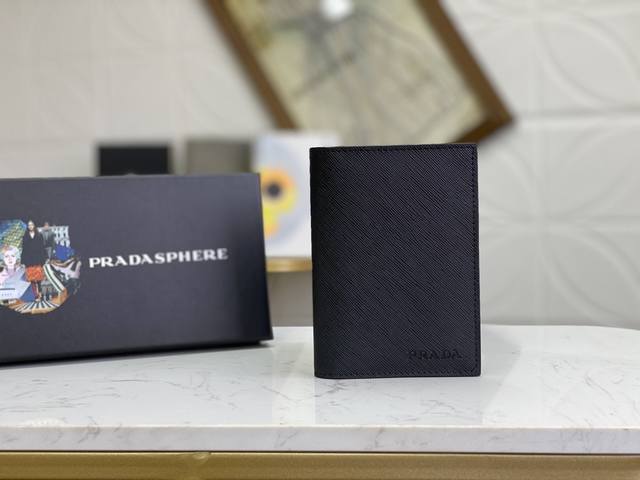 Prada Latest Men's Passport Holder Counter Latest Style, Official Website Synchr