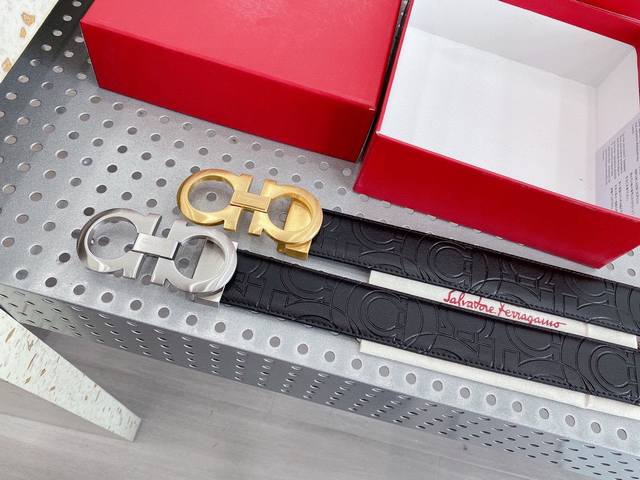 Salvatore Ferragamo Universal 3.4Cm Boutique Metal Clip, Steel Buckle Material D