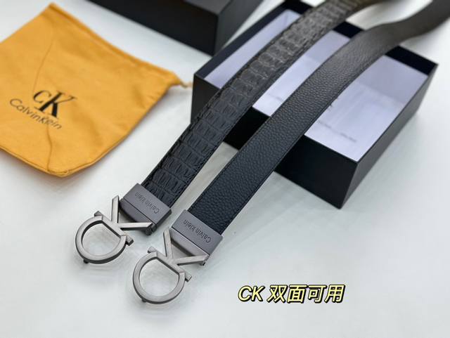 Calvin Klein, Referred To As Ck, Today, I Will Recommend This Ck Belt To You, Wh