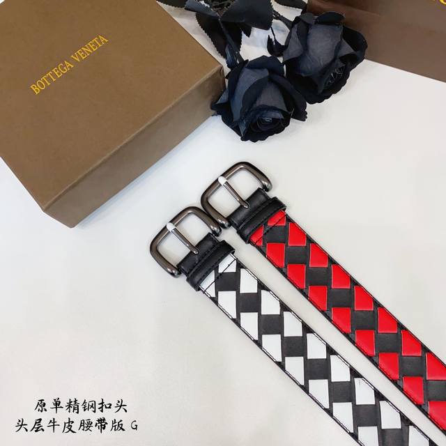 Bv Bottega Veneta Original New Product. The Belt Body Is Made Of Double-Sided It