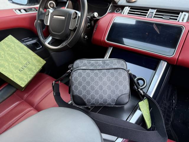 High-End New "Gucci" Shoulder Bag Gucci Messenger Bag Gucci Gg Emblem Logo Brand