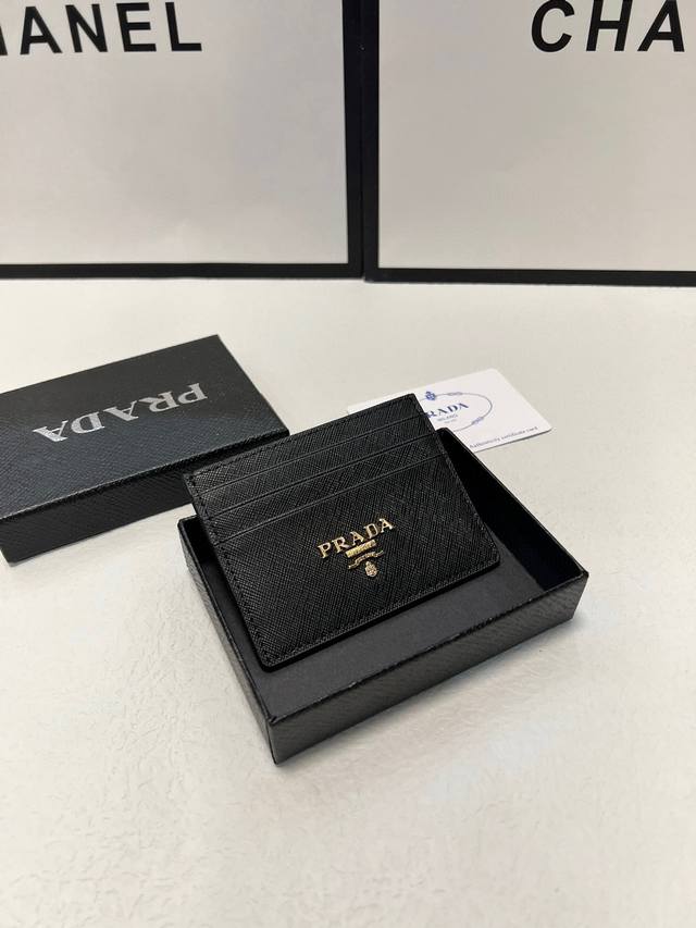 Color Black Size 9X5 Pure Leather Card Holder Super Self-Retained. Dual-Purpose