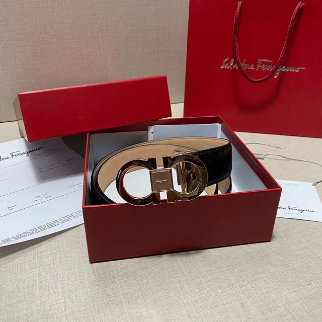 Width 35Mm Reasons To Buy Ferragamo: Because The Belt Buckle Is In The Shape Of