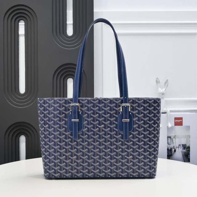 Factory P Direct Sales Royal Blue Goyard New Vintage Bag, Shopping Bag, Upright