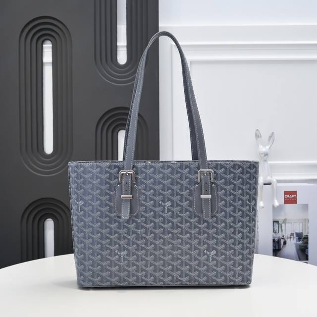 Factory P Direct Sale Grey Goyard New Vintage Bag, Shopping Bag, Upright Style E