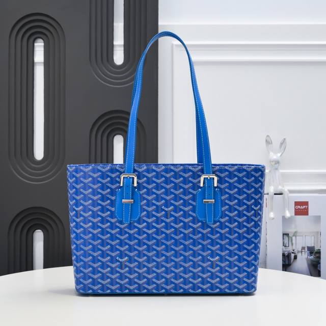 Factory P Direct Sales Sky Blue Goyard New Used Bag, Shopping Bag, Upright Versi
